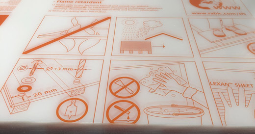 LEXAN-F2000 V0 flame retardant PC sheet