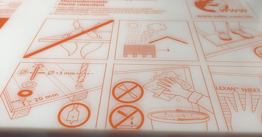 LEXAN-F2500 Halogen Free V0 Flame Retardant PC Sheet